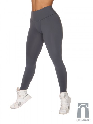 ishtar and brute cheeks legging in grey matt spandex 24